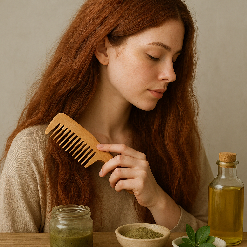 Jak dbać o włosy farbowane naturalnymi barwnikami