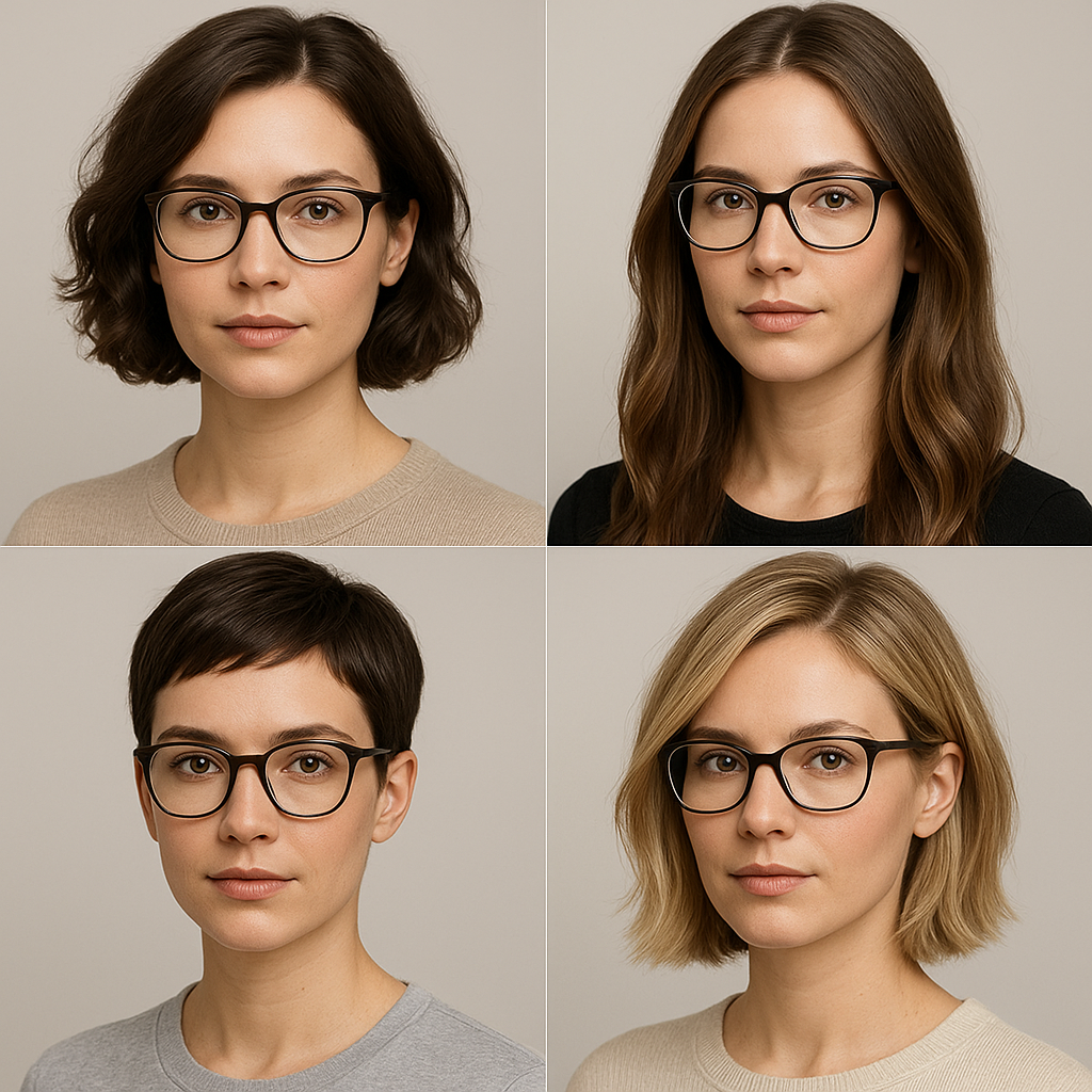 Jakie fryzury pasują do okularów