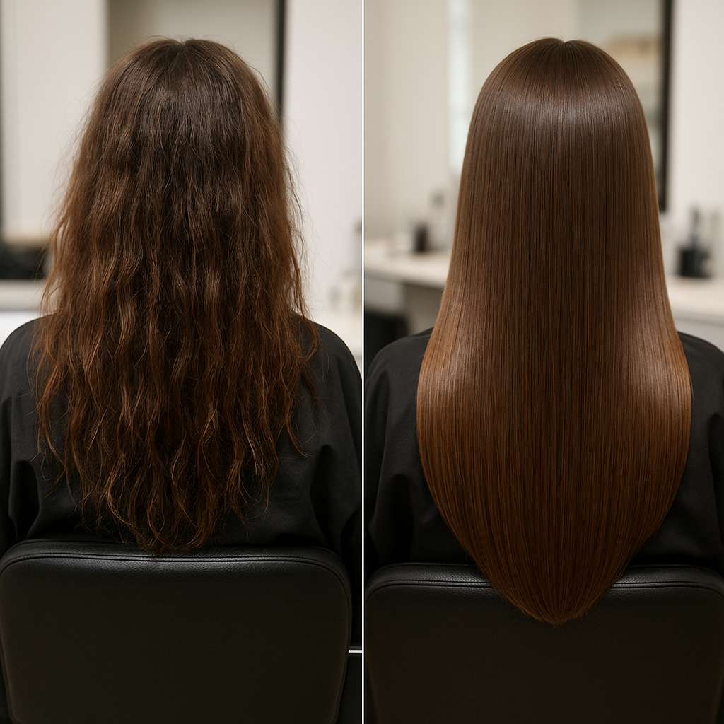 Jak wygląda metamorfoza włosów – przed i po w salonie