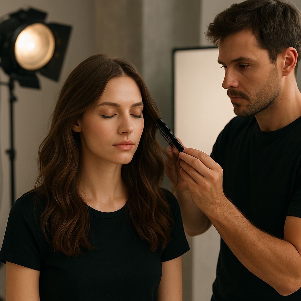 Jak przygotować włosy do sesji zdjęciowej lub filmowej