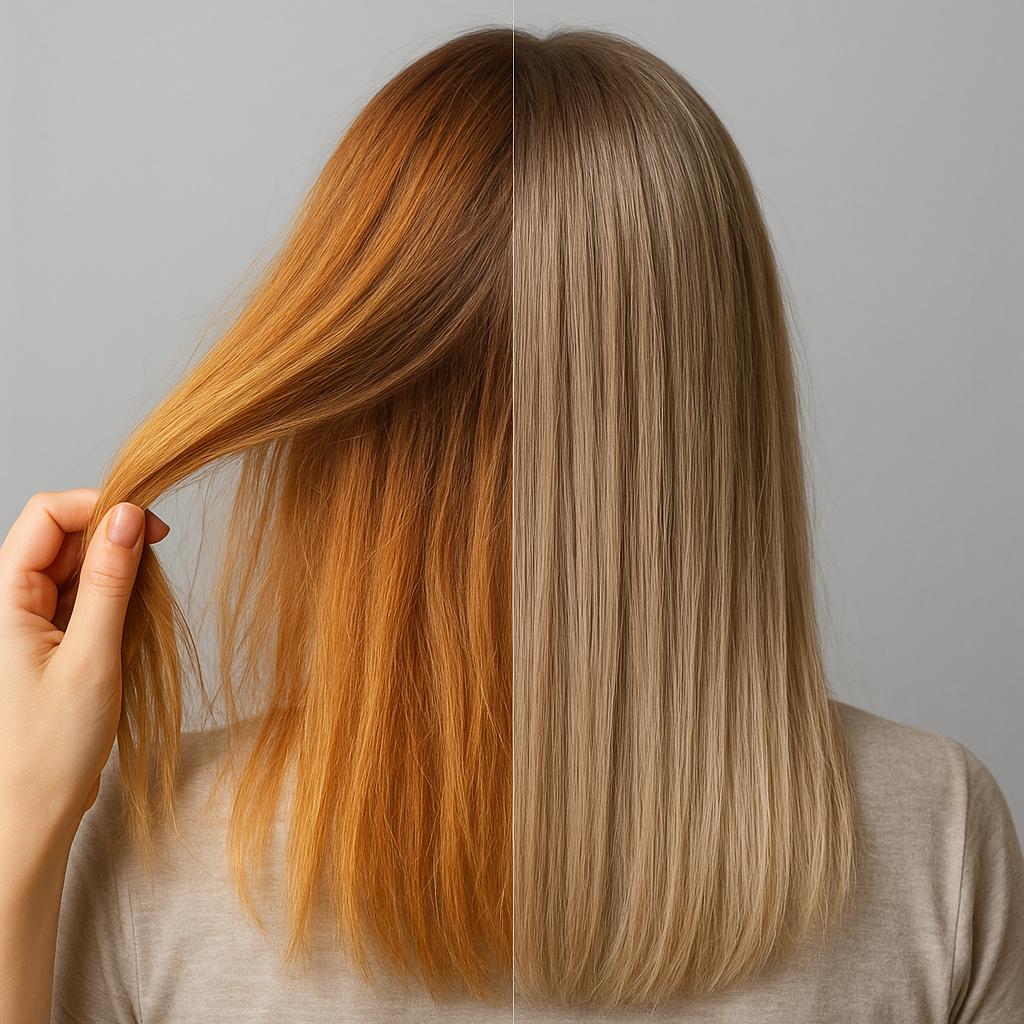 Jak usunąć niechciany odcień z włosów po farbowaniu