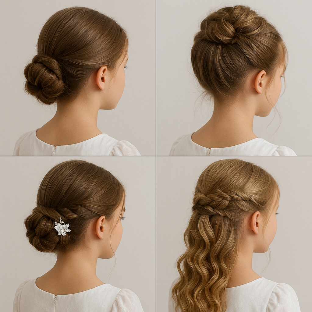 Jakie upięcia są modne na komunię i chrzest