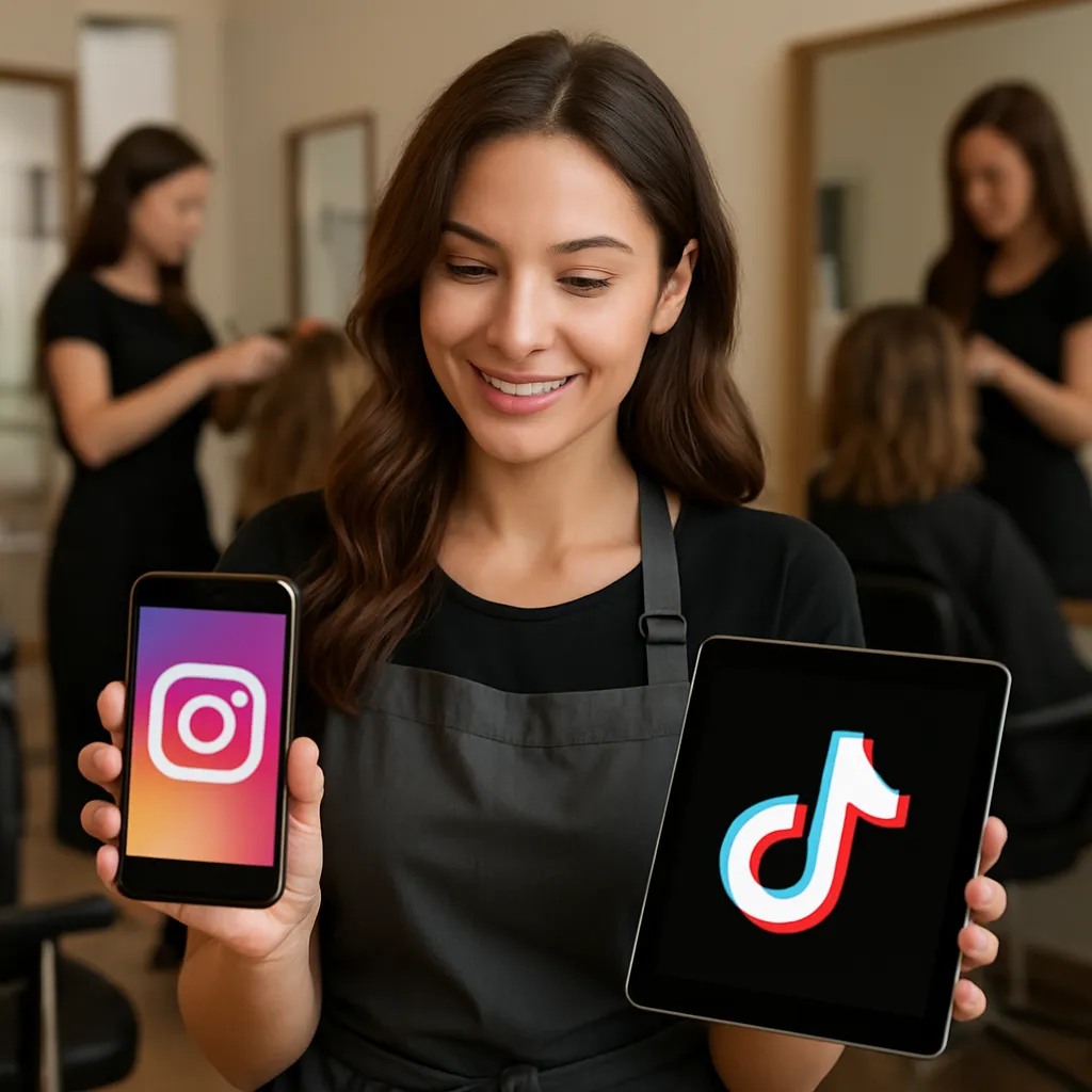 Jak wykorzystać Instagram i TikTok do promocji salonu fryzjerskiego